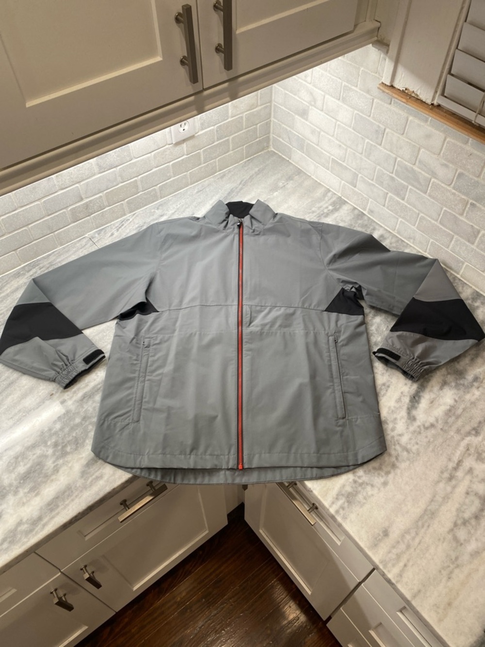 Men's FootJoy HYDROLITEX full zip long sleeve rain jacket